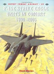 Cover of: F-15E Strike Eagle Units in Combat 1990-2005 (Combat Aircraft) by Steve Davies