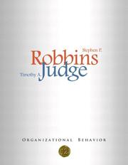 Cover of: Organizational Behavior & SAL CDROM Pkg (12th Edition) by Stephen P. Robbins, Tim A. Judge