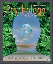 Cover of Psychology by Charles G. Morris