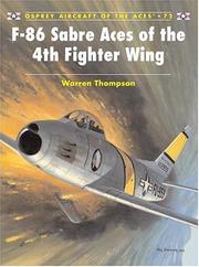 Cover of: F-86 Sabre Aces of the 4th Fighter Wing (Aircraft of the Aces)