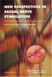 Cover of: New Perspectives in Sacral Nerve Stimulation by Udo Jonas, Volker Grunewald