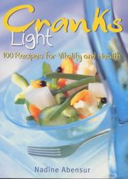 Cover of: Cranks Light by Nadine Abensur, Nadine Abensur