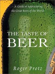 Cover of: The taste of beer