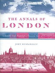 Cover of: The Annals of London by John Richardson undifferentiated