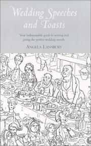Cover of: Wedding speeches and toasts by Angela Lansbury