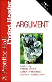 Cover of: Argument: A Prentice Hall Pocket Reader