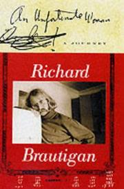 Cover of: An Unfortunate Woman by Richard Brautigan