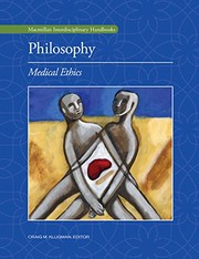 Cover of: Philosophy: Medical Ethics