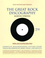 Cover of: The Great Rock Discography by Martin C. Strong