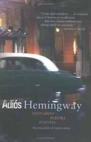 Adiós Hemingway by Leonardo Padura, Leonardo Padura Fuentes