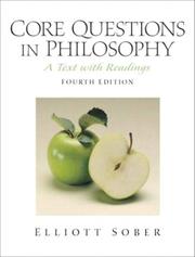 Cover of: Core Questions in Philosophy by Elliott Sober, Elliott Sober
