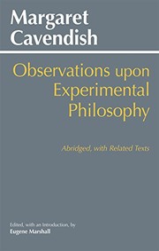 Cover of: Observations upon Experimental Philosophy, Abridged: with Related Texts