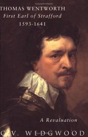 Cover of: Thomas Wentworth by Veronica Wedgwood