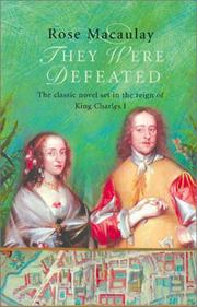 Cover of: They Were Defeated by Thomas Babington Macaulay