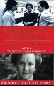 Cover of: Personal History by Katharine Graham