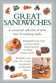 Cover of: Great Sandwiches (Cook's Essentials)