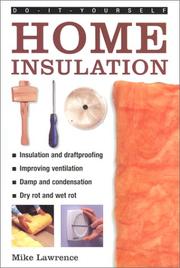 Cover of: Do-It-Yourself Home Insulation (Do-It-Yourself Essentials...)
