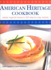 Cover of: American Heritage Cookbook by Carla Capalbo, Laura Washburn