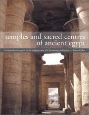 Cover of: Temples and Sacred Centres of Ancient Egypt by Lorna Oakes