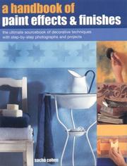 Cover of: A Handbook of Paint Effects & Finishes