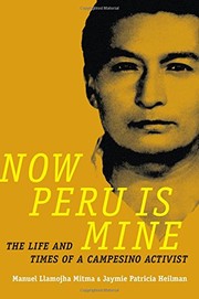 Cover of: Now Peru Is Mine by Manuel Llamojha Mitma, Jaymie Patricia Heilman