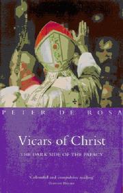 Cover of: Vicars of Christ by Peter De Rosa