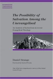 Cover of: The Possibility of Salvation Among the Unevangelized