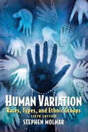 Cover of: Human variation by Stephen Molnar