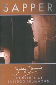 Cover of: The Return of Bulldog Drummond by Herman Cyril McNeile