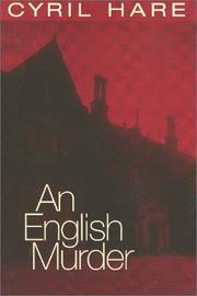 Cover of: An English Murder by Cyril Hare