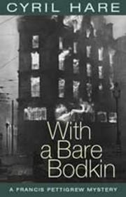 Cover of With a Bare Bodkin
