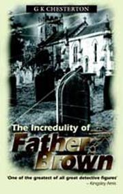 Cover of: The Incredulity of Father Brown by Gilbert Keith Chesterton
