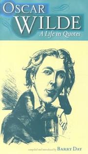 Cover of: Oscar Wilde by Barry Day
