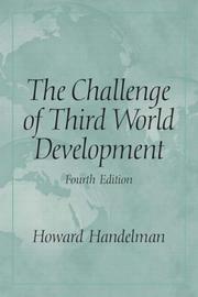 Cover of: The challenge of Third World development