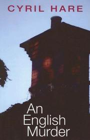 Cover of An English murder