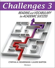Cover of: Challenges 3: Reading and Vocabulary for Academic Success
