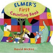 Cover of: Elmer's First Counting Book (Shaped Board Book) (Elmer)