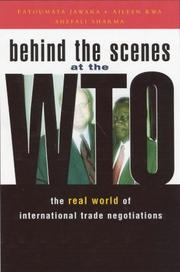 Cover of: Behind the Scenes at the WTO | Fatoumata Jawara
