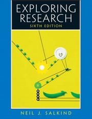 Cover of: Exploring Research (6th Edition) by Neil J. Salkind, Neil J. Salkind