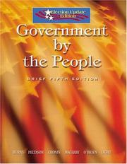 Cover of: Government by the People, Brief Election Update (5th Edition) by James MacGregor Burns, J. W. Peltason, Tom Cronin, David O'Brien, David Magleby, Paul Light