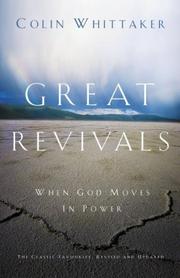 Cover of: Great Revivals by Colin Whittaker