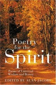 Cover of: Poetry for the Spirit by Alan Jacobs