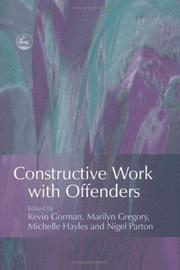Cover of: Constructive work with offenders