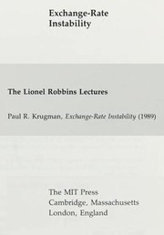 Cover of: Exchange-rate instability