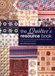 Cover of: The Quilter's Resource Book by Maggi McCormick Gordon