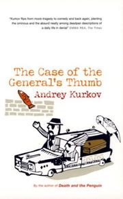 Cover of: The Case of The GEneral's Thumb
