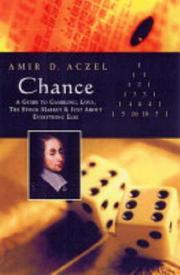 Cover of: Chance by Amir D. Aczel, Amir D. Aczel