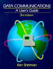 Cover of: Data communications: a user's guide