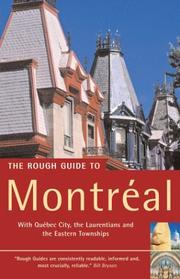 Cover of: The Rough Guide to Montreal 2 (Rough Guide Travel Guides)