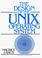 Cover of: The design of the UNIX operating system